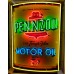 New Pennzoil Motor Oil Can Painted Neon Sign 33"W x 47"H 
